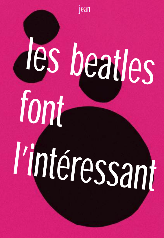 Les Beatles font l'intéressant